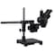 Amscope 7X-45X Trinocular Stereo Zoom Microscope on Single-Arm Boom Stand With Heavy Duty 80-LED Ring Light SM-3T-80MB-B - alternate 2